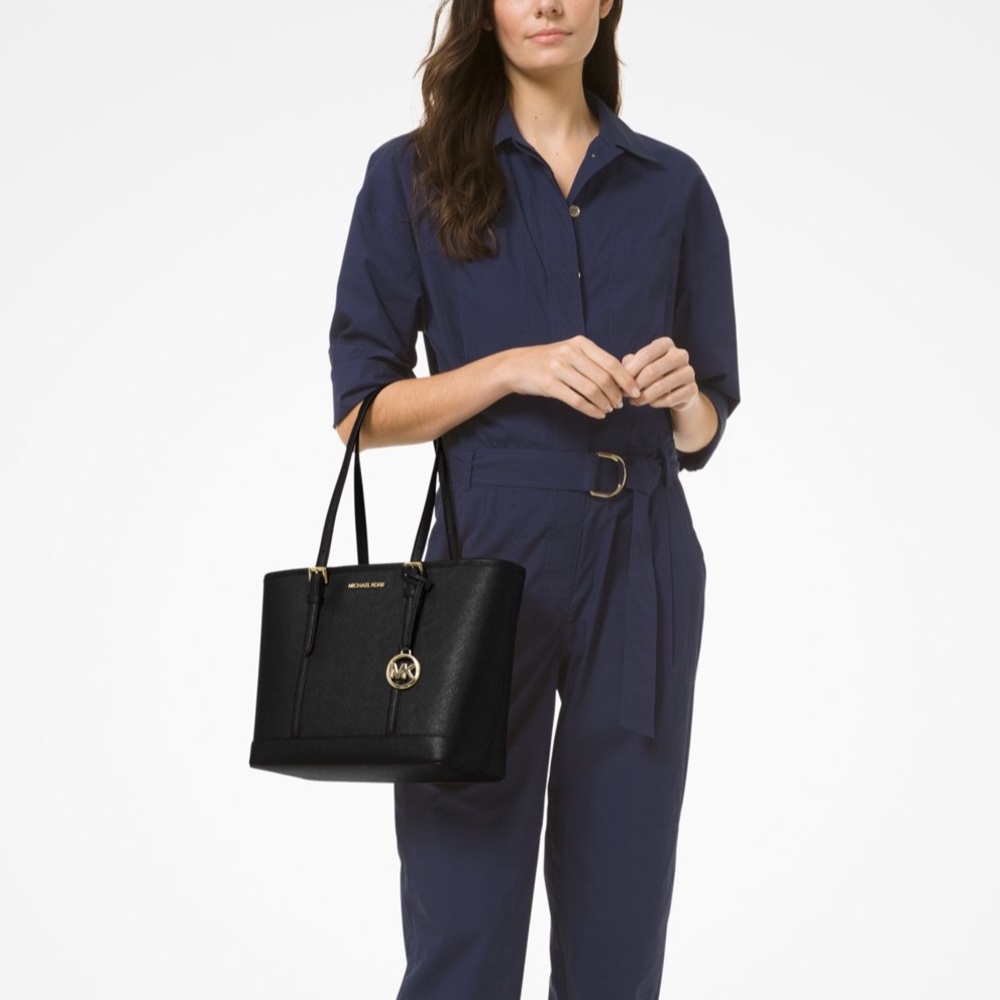 NWT Michael Kors Saffiano Leather Top Zip Tote - Picture 10 of 12
